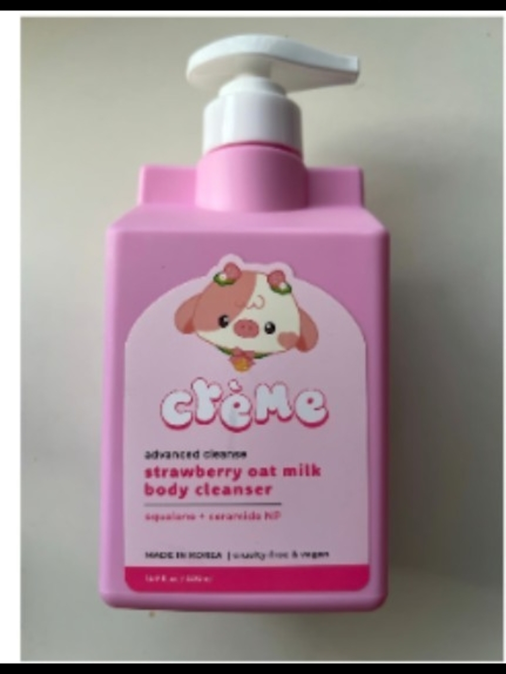 Creme Strawberry Oat Milk Body Cleanser